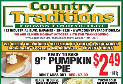 Country Traditions Flyer October 7 to 14