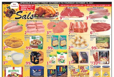 Sal's Grocery Flyer October 8 to 14