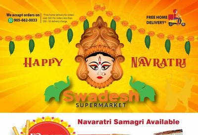 Swadesh Supermarket Flyer October 7 to 13