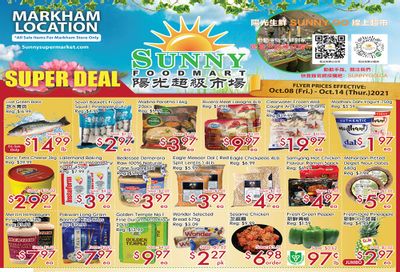 Sunny Foodmart (Markham) Flyer October 8 to 14