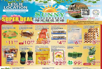 Sunny Supermarket (Leslie) Flyer October 8 to 14