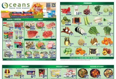 Oceans Fresh Food Market (Brampton) Flyer October 8 to 14