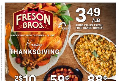 Freson Bros. Flyer October 8 to 14