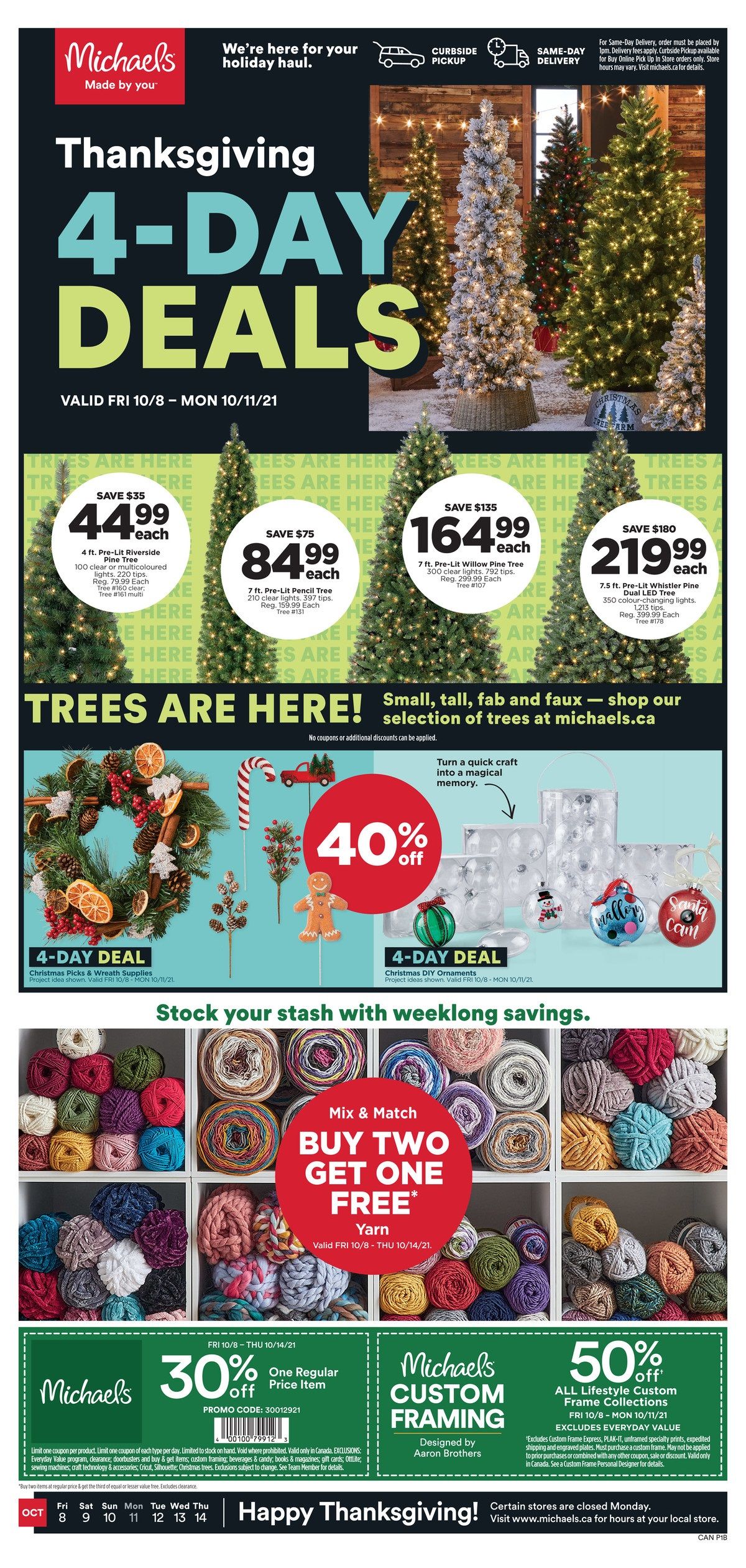 Michael's Flyer October 8 to 14