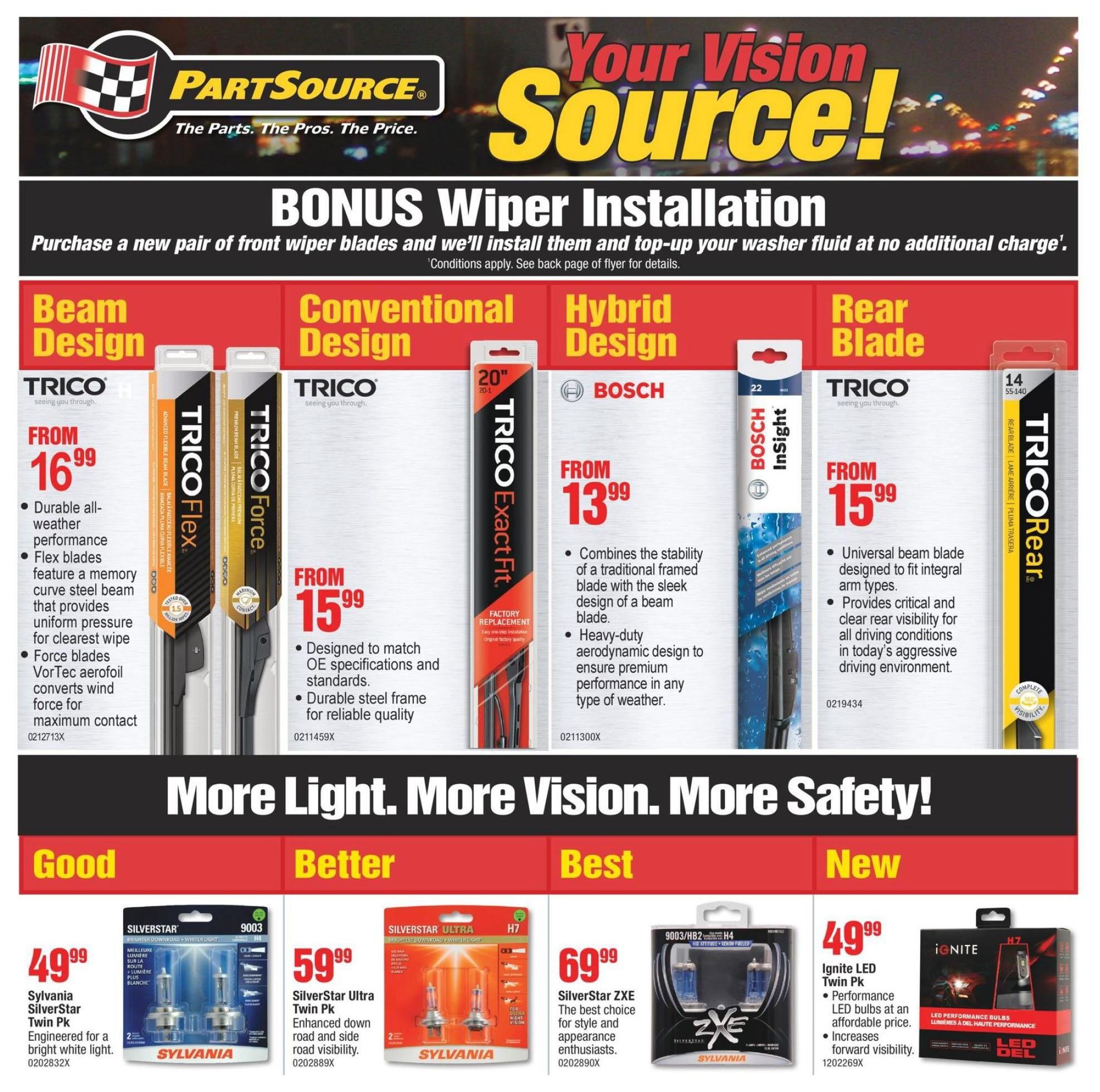 PartSource Flyer October 8 to 13
