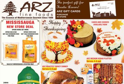 Arz Fine Foods Flyer October 8 to 14