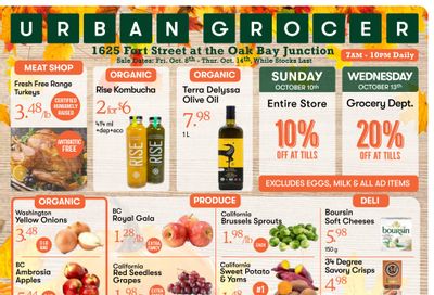 Urban Grocer Flyer October 8 to 14