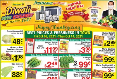 Fruiticana (Calgary) Flyer October 8 to 14