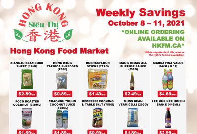 Hong Kong Food Market Flyer October 8 to 11