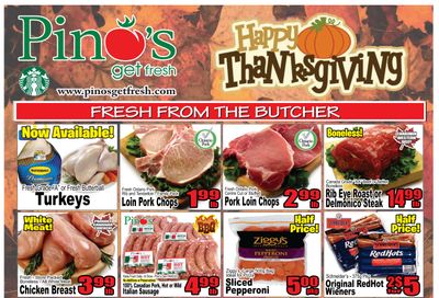 Pino's Flyer October 9 to 15