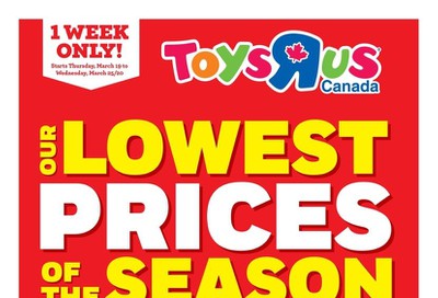 Toys R Us Flyer March 19 to 25