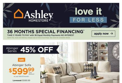 Ashley HomeStore (West) Flyer October 12 to 21