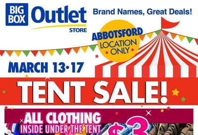 Big Box Outlet Store Flyer March 13 to 17