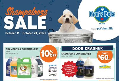 Ren's Pets Depot Shampalooza Sale Flyer October 11 to 24