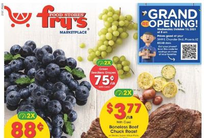 Fry’s (AZ) Weekly Ad Flyer October 12 to October 19