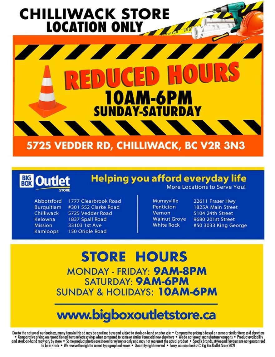 Big Box Outlet Store Flyer October 13 to 19