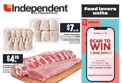 Independent Grocer (West) Flyer October 14 to 20