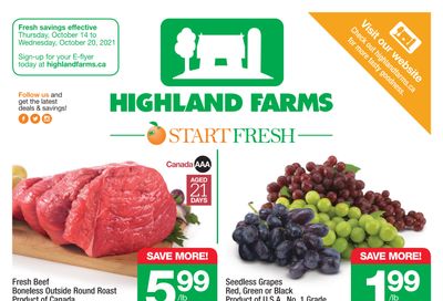 Highland Farms Flyer October 14 to 20