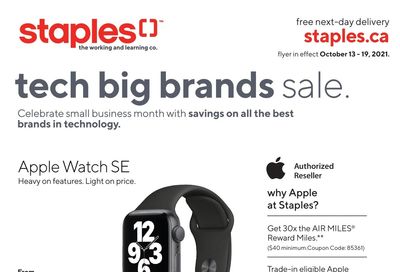 Staples Flyer October 13 to 19