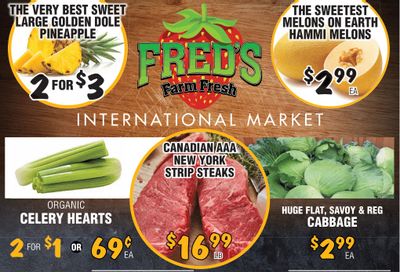 Fred's Farm Fresh Flyer October 13 to 19