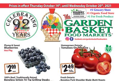 The Garden Basket Flyer October 14 to 20