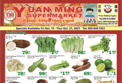 Yuan Ming Supermarket Flyer October 15 to 21