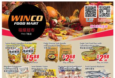 WinCo Food Mart (HWY 7) Flyer October 14 to 20