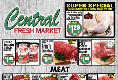 Central Fresh Market Flyer October 14 to 21