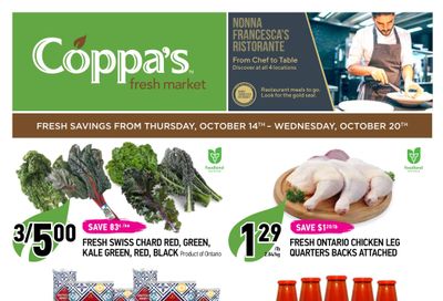 Coppa's Fresh Market Flyer October 14 to 20