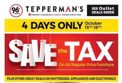 Tepperman's Flyer October 15 to 21