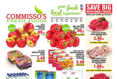 Commisso's Fresh Foods Flyer October 15 to 21