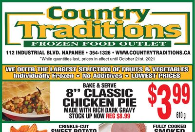Country Traditions Flyer October 14 to 21