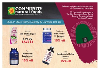 Community Natural Foods Flyer October 14 to 20