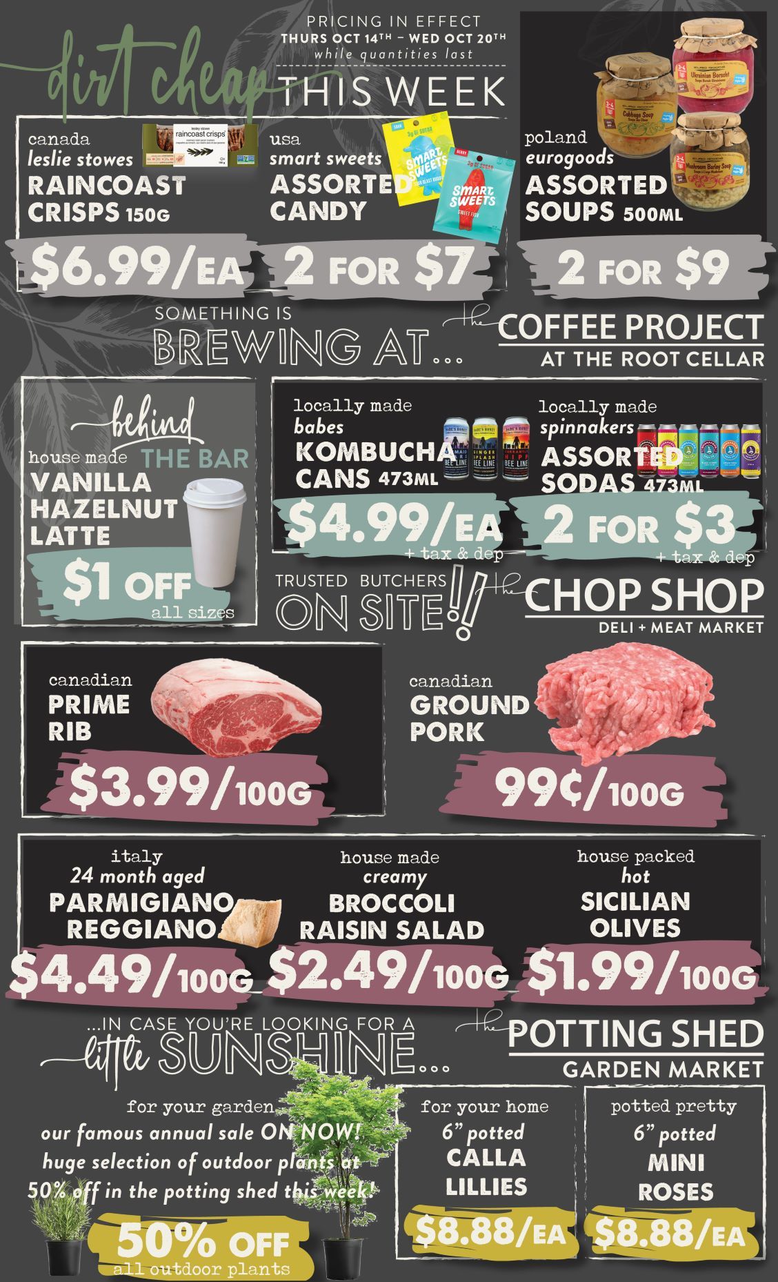 The Root Cellar Flyer October 14 to 20