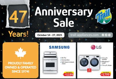 Trail Appliances (AB & SK) Flyer October 14 to 27