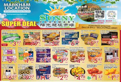 Sunny Foodmart (Markham) Flyer October 15 to 21