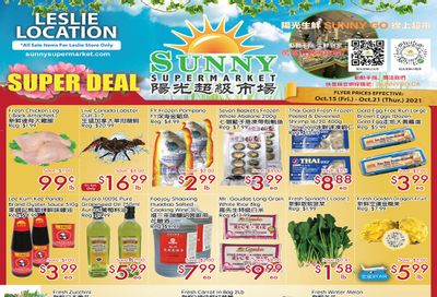 Sunny Supermarket (Leslie) Flyer October 15 to 21