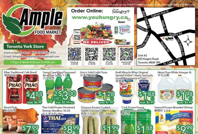 Ample Food Market (North York) Flyer October 15 to 21