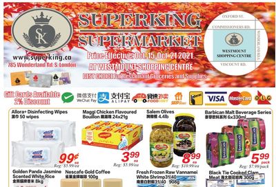 Superking Supermarket (London) Flyer October 15 to 21