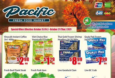 Pacific Fresh Food Market (North York) Flyer October 15 to 21