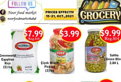 Noor Food Market Flyer October 15 to 21