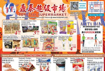 Tone Tai Supermarket Flyer October 15 to 21