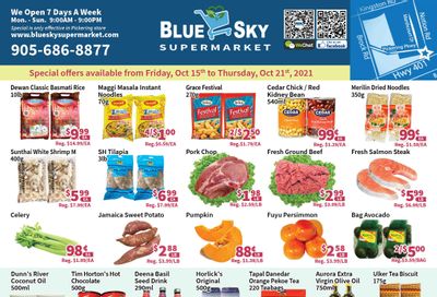 Blue Sky Supermarket (Pickering) Flyer October 15 to 21