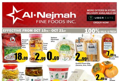 Alnejmah Fine Foods Inc. Flyer October 15 to 21
