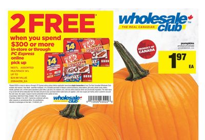 Real Canadian Wholesale Club Flyer October 15 to 21