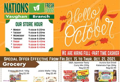 Nations Fresh Foods (Vaughan) Flyer October 15 to 21