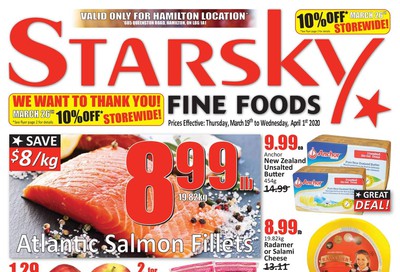 Starsky Foods (Hamilton) Flyer March 19 to April 1