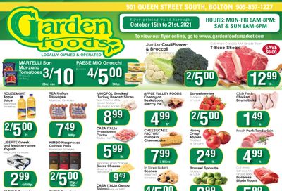 Garden Foods Flyer October 15 to 21
