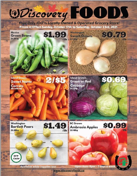 Discovery Foods Flyer October 17 to 23