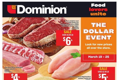 Dominion Flyer March 19 to 25